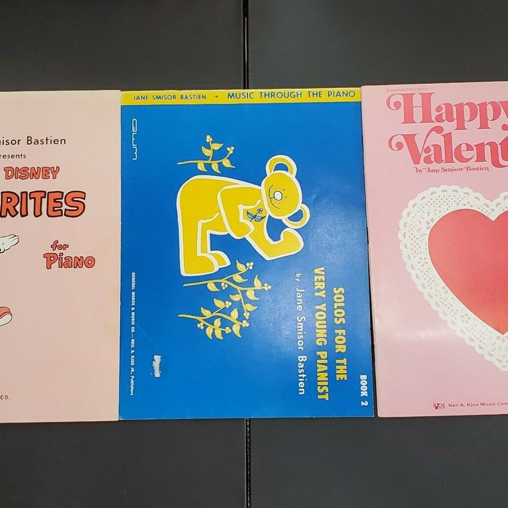 3  Jane Bastien Beginner Piano Sheet Music Books & Disney Favorite vtg - Picture 11 of 11